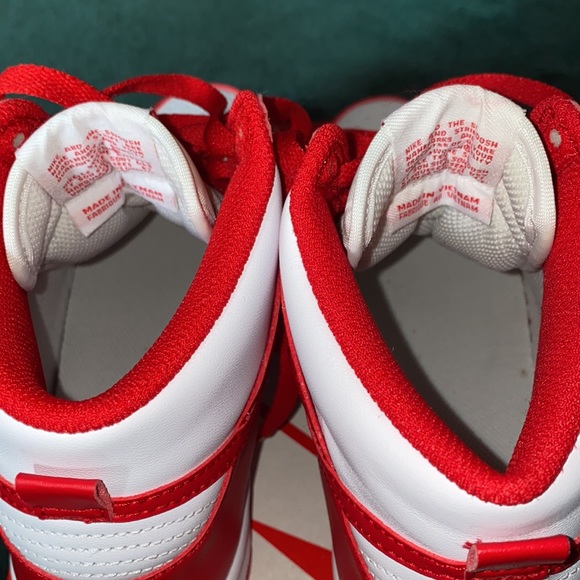 championship red dunks gs